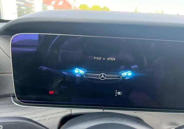 Mercedes-Benz Klasa E cena 225000 przebieg: 67648, rok produkcji 2021 z Międzyrzecz małe 67